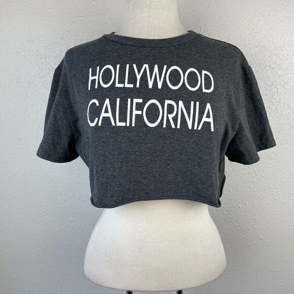 Hollywood California Crop Top Size Size S EUC - Picture 1 of 4